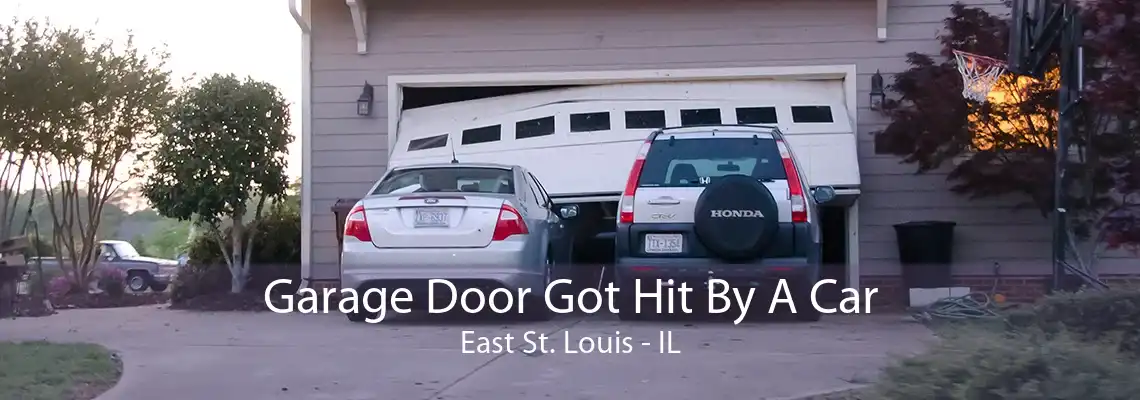 Garage Door Got Hit By A Car East St. Louis - IL